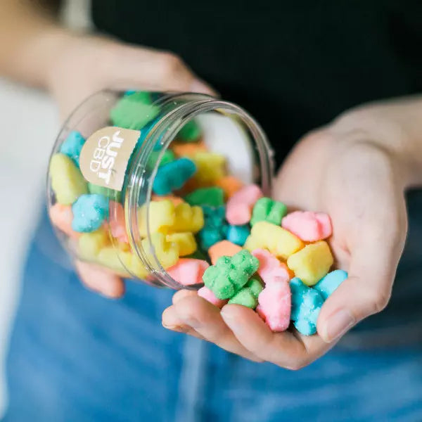 Just CBD Gum Peach Rings