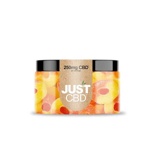 Just CBD Gum Peach Rings