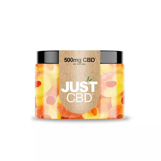 Just CBD Gum Peach Rings